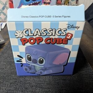 Disney Classics POP CUBE - Blue Stitch Figure